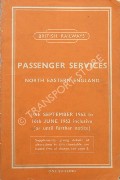 Book cover of Passenger Services [Winter Timetable] - North Eastern England, 10th September 1962 to 16th June 1963 inclusive by British Railways North Eastern Region